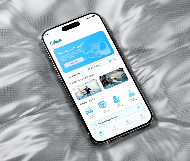 Mobile Car Wash App